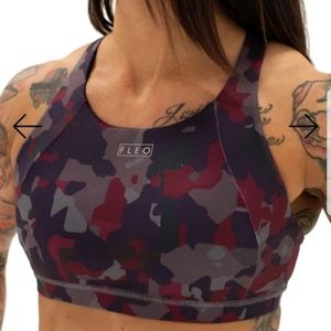 Fleo Jourdaine Blood Camo Bra - Small